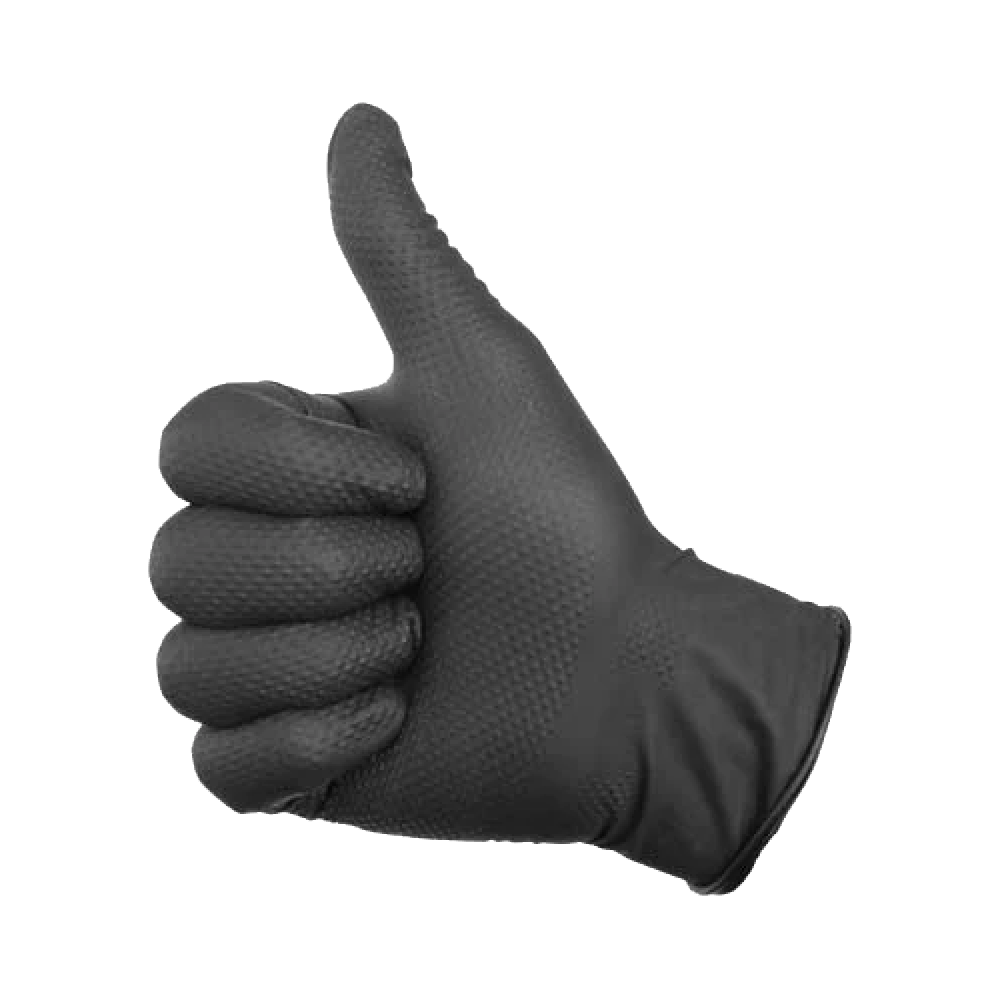 SKY Diamond Textured Nitrile Gloves